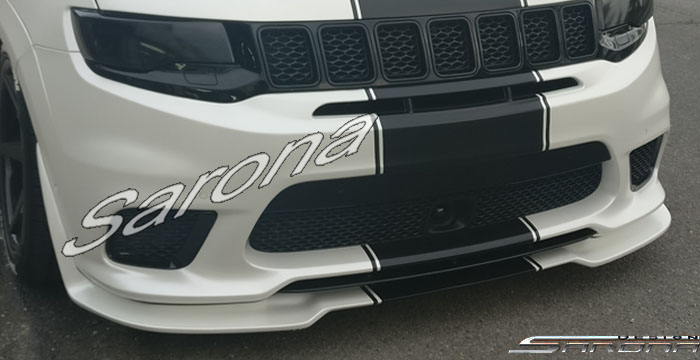 Custom Jeep Grand Cherokee  SUV/SAV/Crossover Front Lip/Splitter (2017 - 2021) - $650.00 (Part #JP-018-FA)